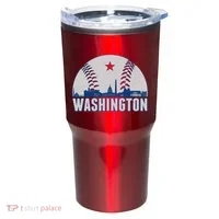 Washington DC Baseball Skyline Tumbler thumb 0
