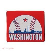 Washington DC Baseball Skyline Mousepad thumb 0