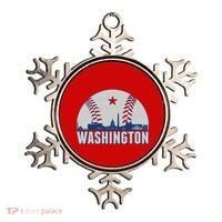 Washington DC Baseball Skyline Ornament thumb 0
