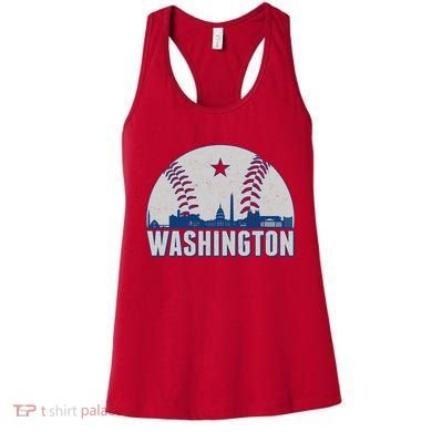 Washington DC Baseball Skyline Women's Tank Top
