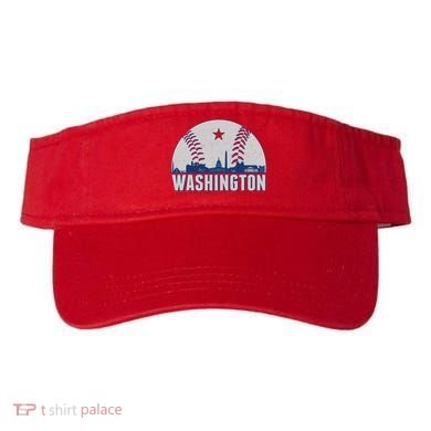Washington DC Baseball Skyline Visor
