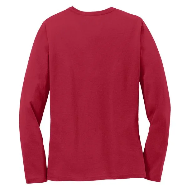 Washington DC Baseball Skyline Women's Long Sleeve Shirt