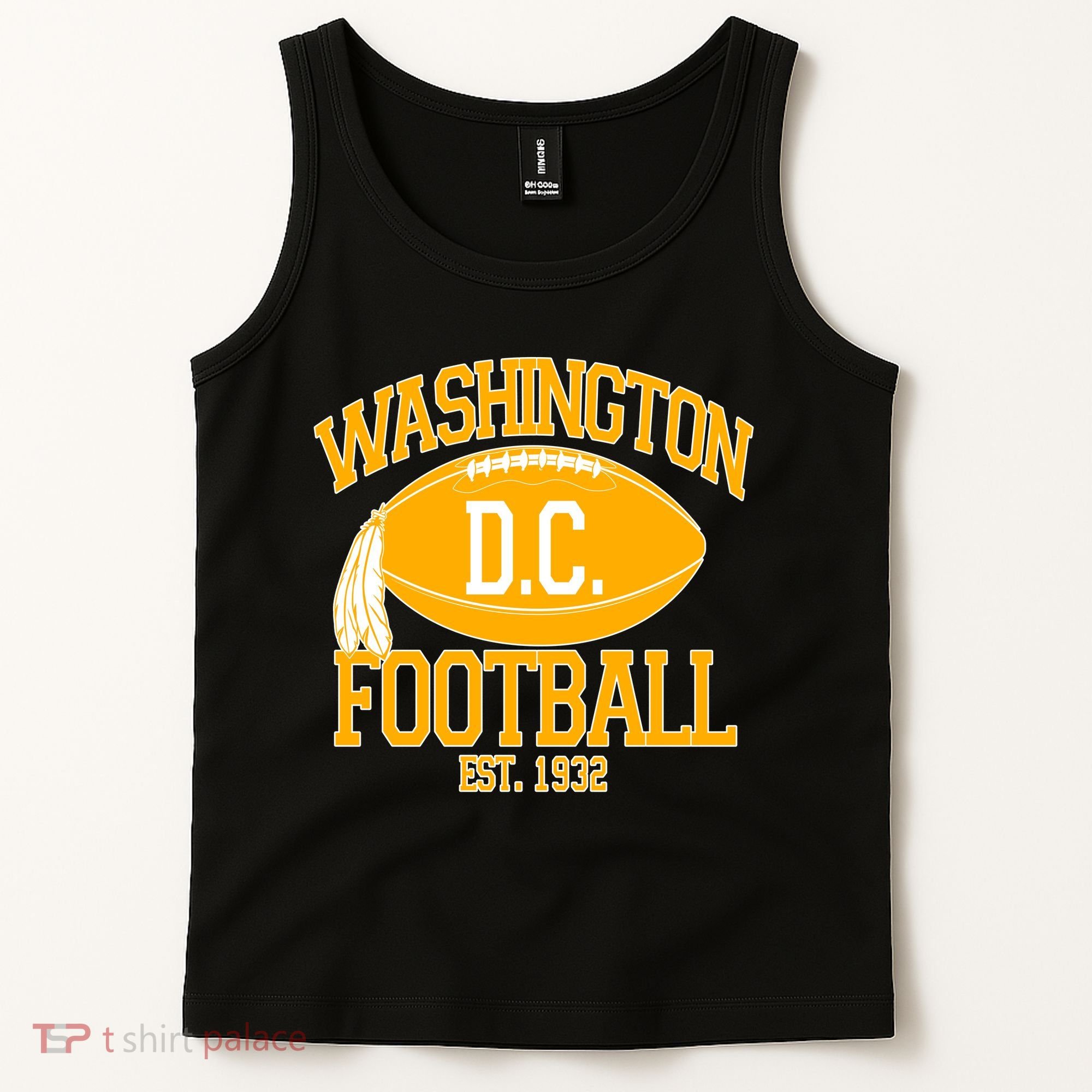 Washington DC Football Est 1932 Logo Football Fan Tank Top