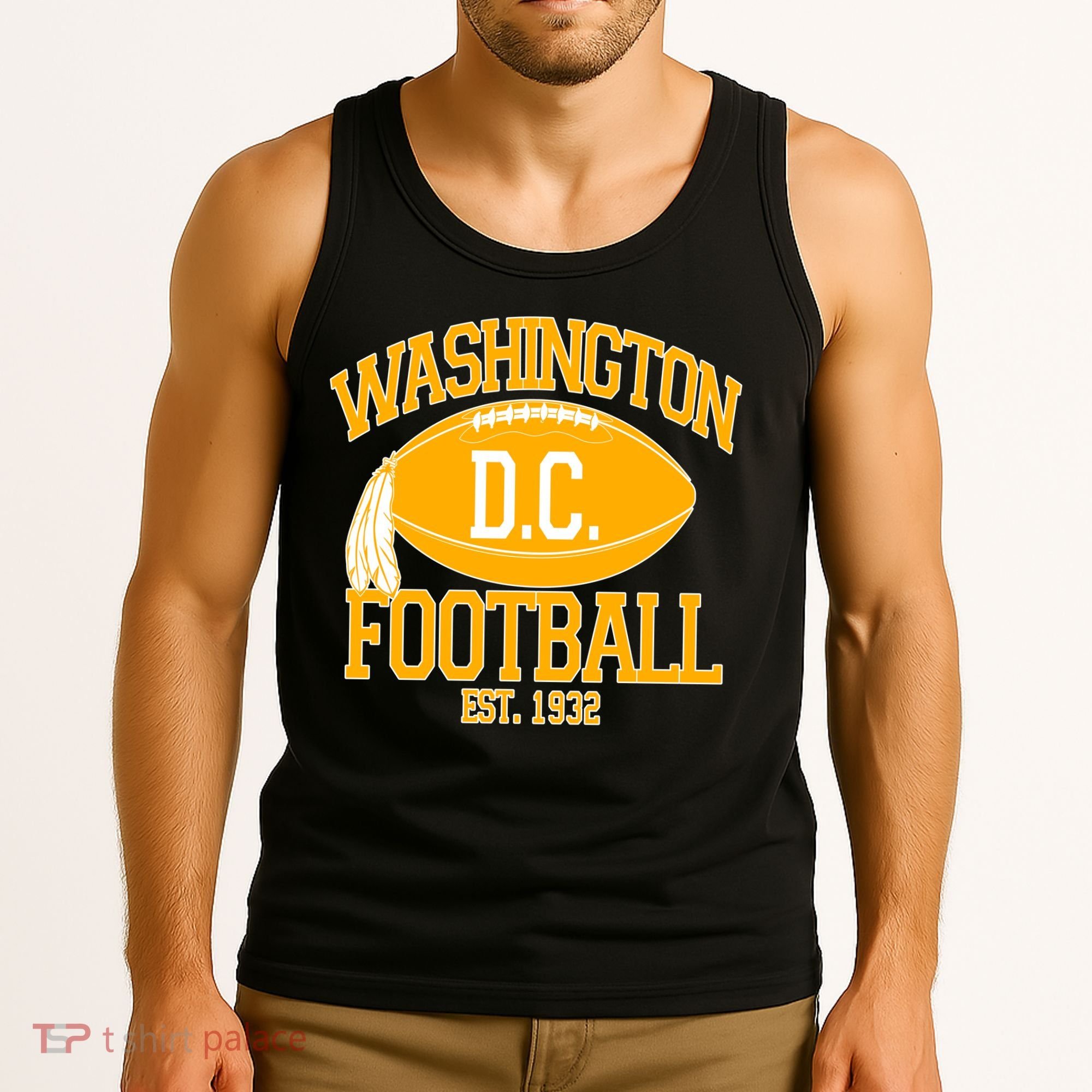 Washington DC Football Est 1932 Logo Football Fan Tank Top