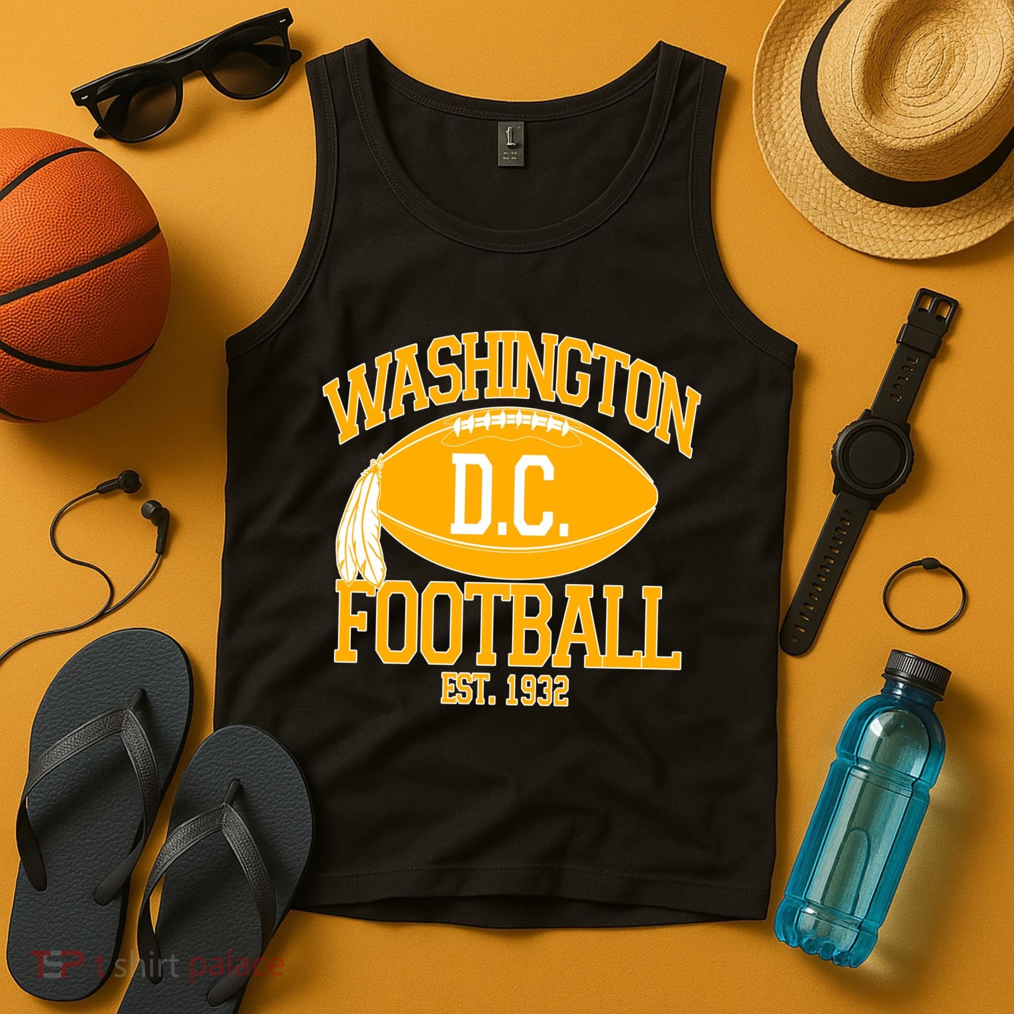 Washington DC Football Est 1932 Logo Football Fan Tank Top