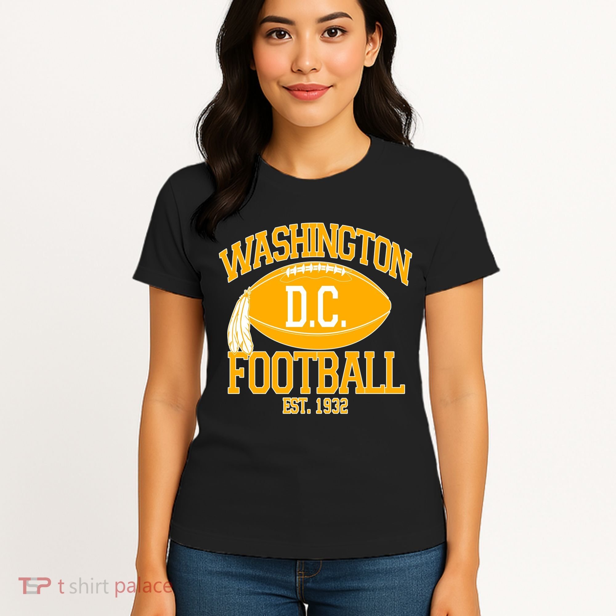Washington DC Football Est 1932 Logo Football Fan Women's T-Shirt
