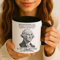 Washington Defend The Second Coffee Mug thumb 3