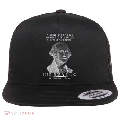 Washington Defend The Second Flat Bill Trucker Hat