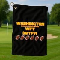 Washington Football Team Est 1932 WFT WTF? Golf Towel thumb 1