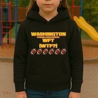 Washington Football Team Est 1932 WFT WTF? Kids Hoodie thumb 3