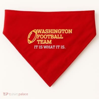 Washington Football Team It Is What It Is USA-Made Doggie Bandana