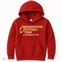 Washington Football Team It Is What It Is Kids Hoodie thumb 0