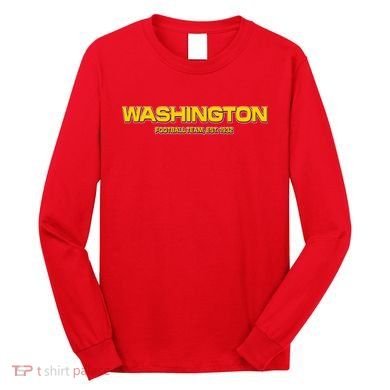 Washington Football Team Logo Long Sleeve Shirt