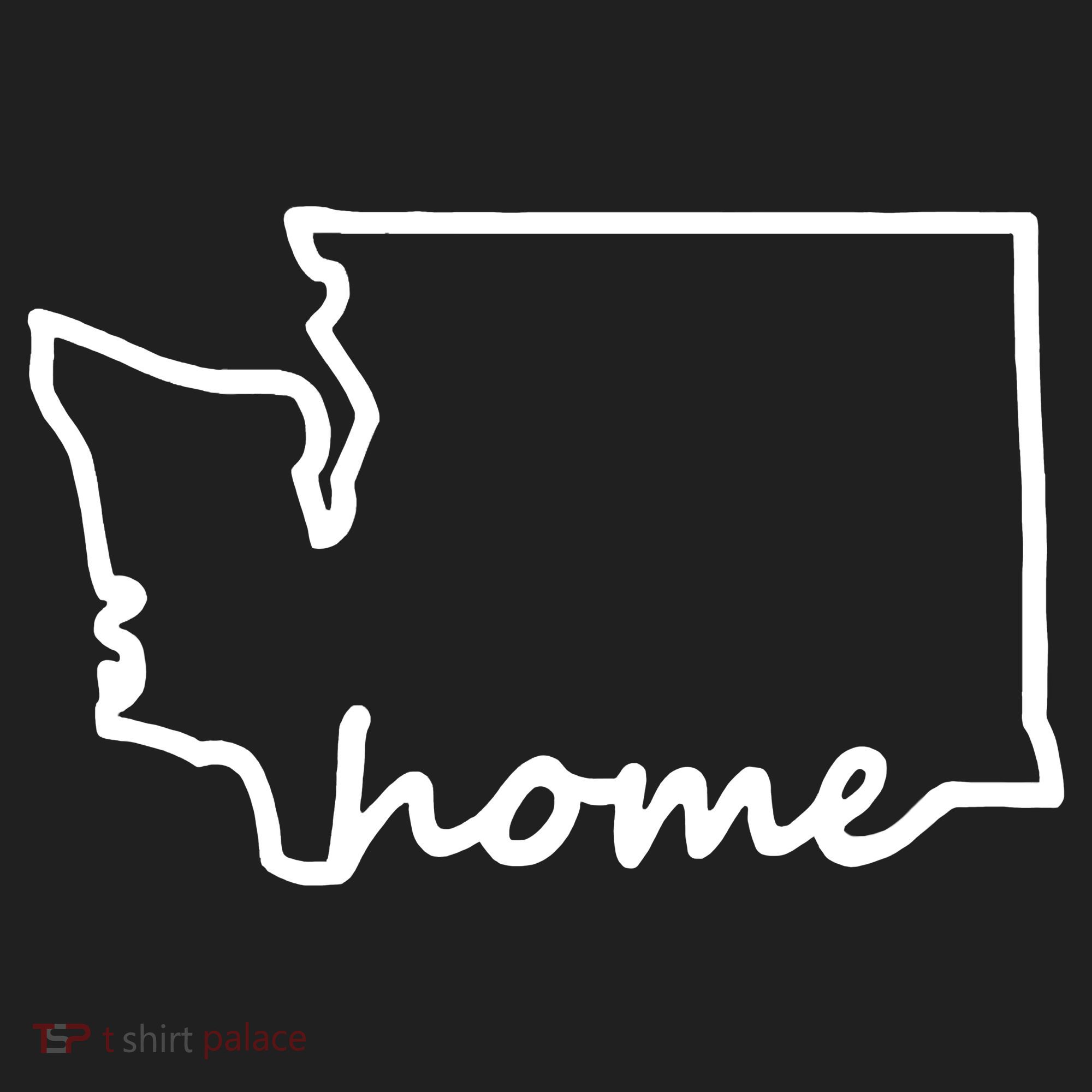 Washington Home State Map Women's Sweatshirt