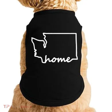 Washington Home State Map Doggie Tank