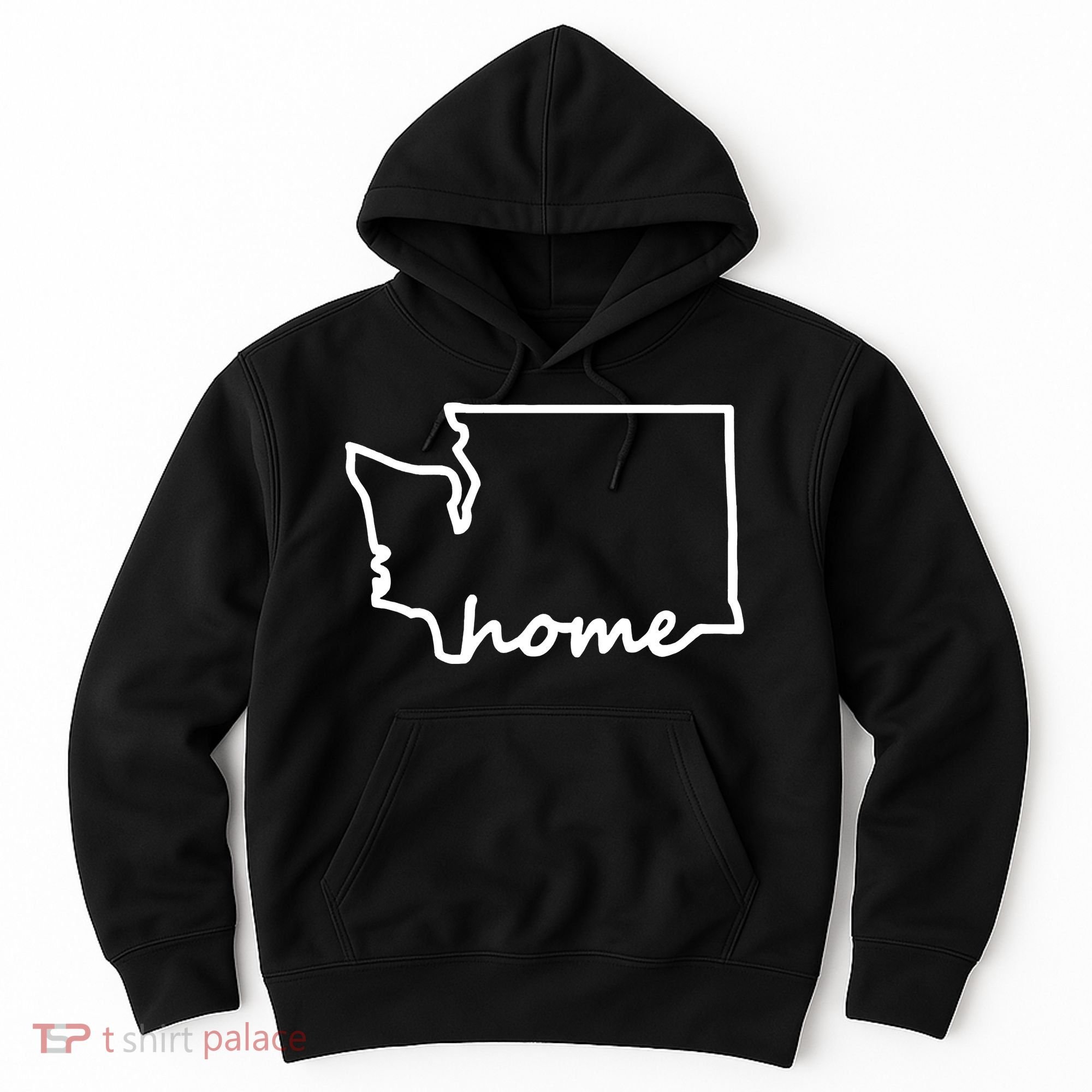 Washington Home State Map Hoodie