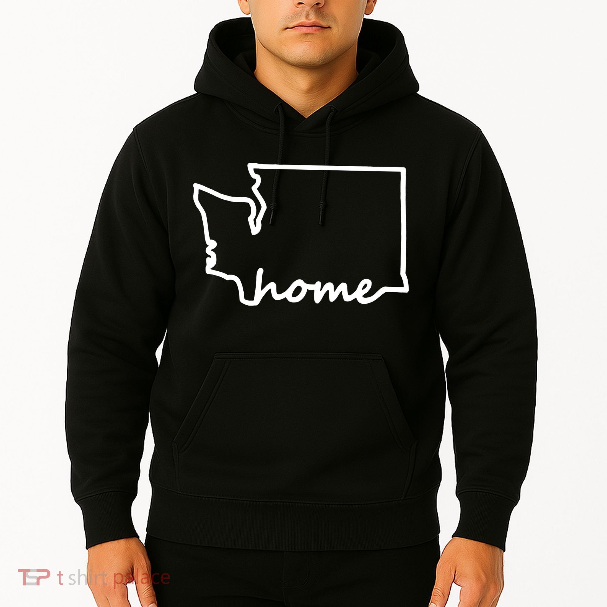 Washington Home State Map Hoodie