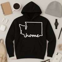 Washington Home State Map Hoodie thumb 3