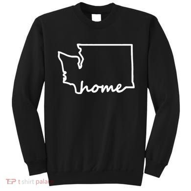 Washington Home State Map Sweatshirt