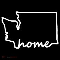 Washington Home State Map Sweatshirt thumb 3