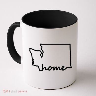 Washington Home State Map Coffee Mug