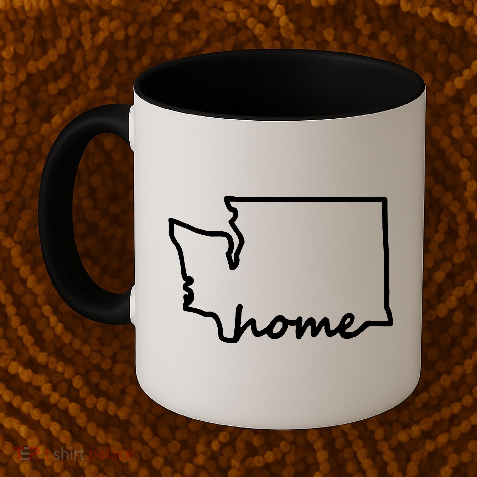 Washington Home State Map Coffee Mug