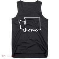 Washington Home State Map Tank Top thumb 0