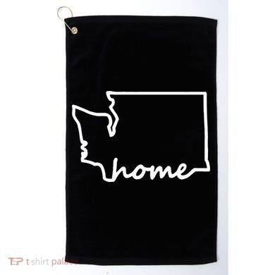 Washington Home State Map Golf Towel