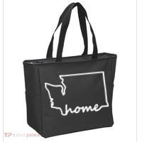 Washington Home State Map Tote Bag thumb 2
