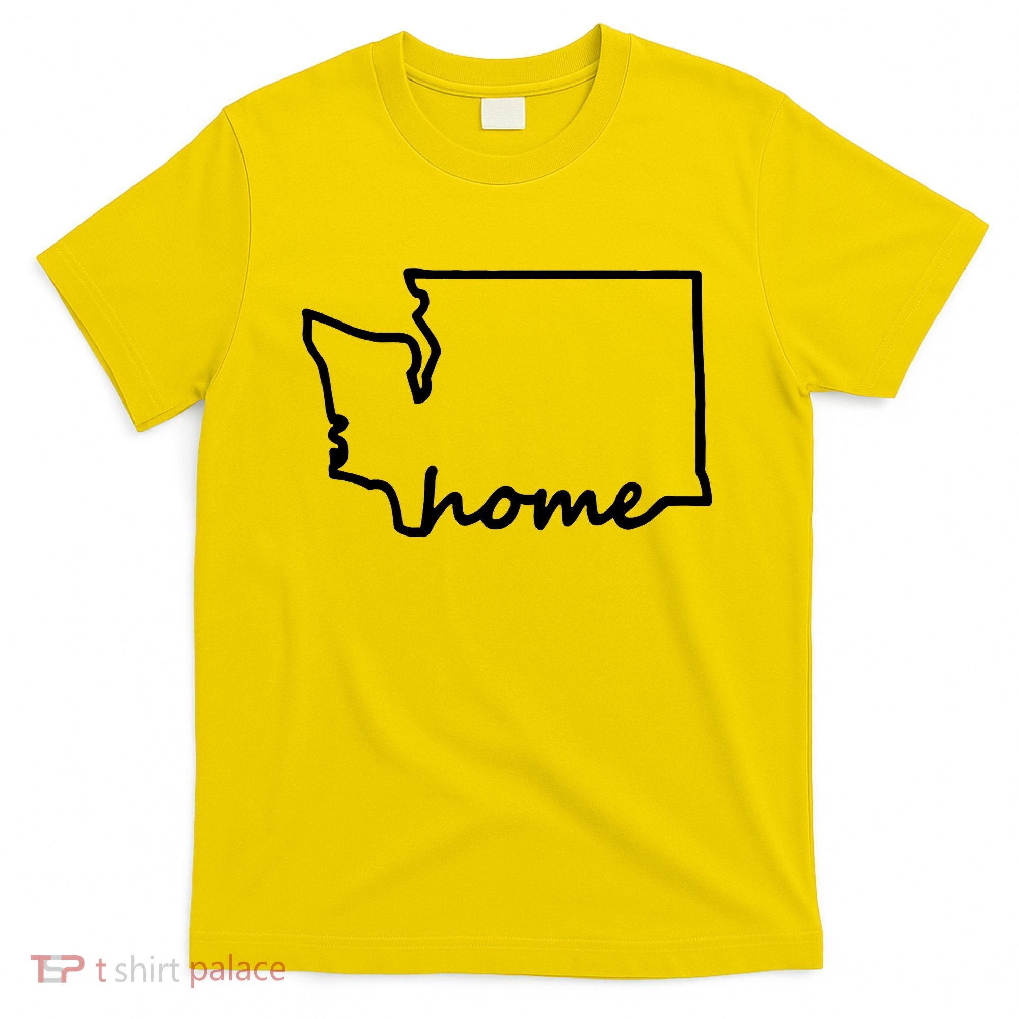 Washington Home State Map T-Shirt