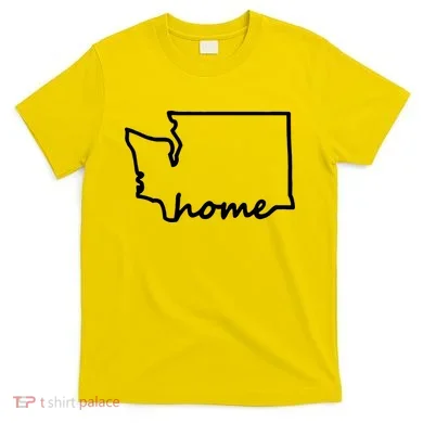 Washington Home State Map T-Shirt