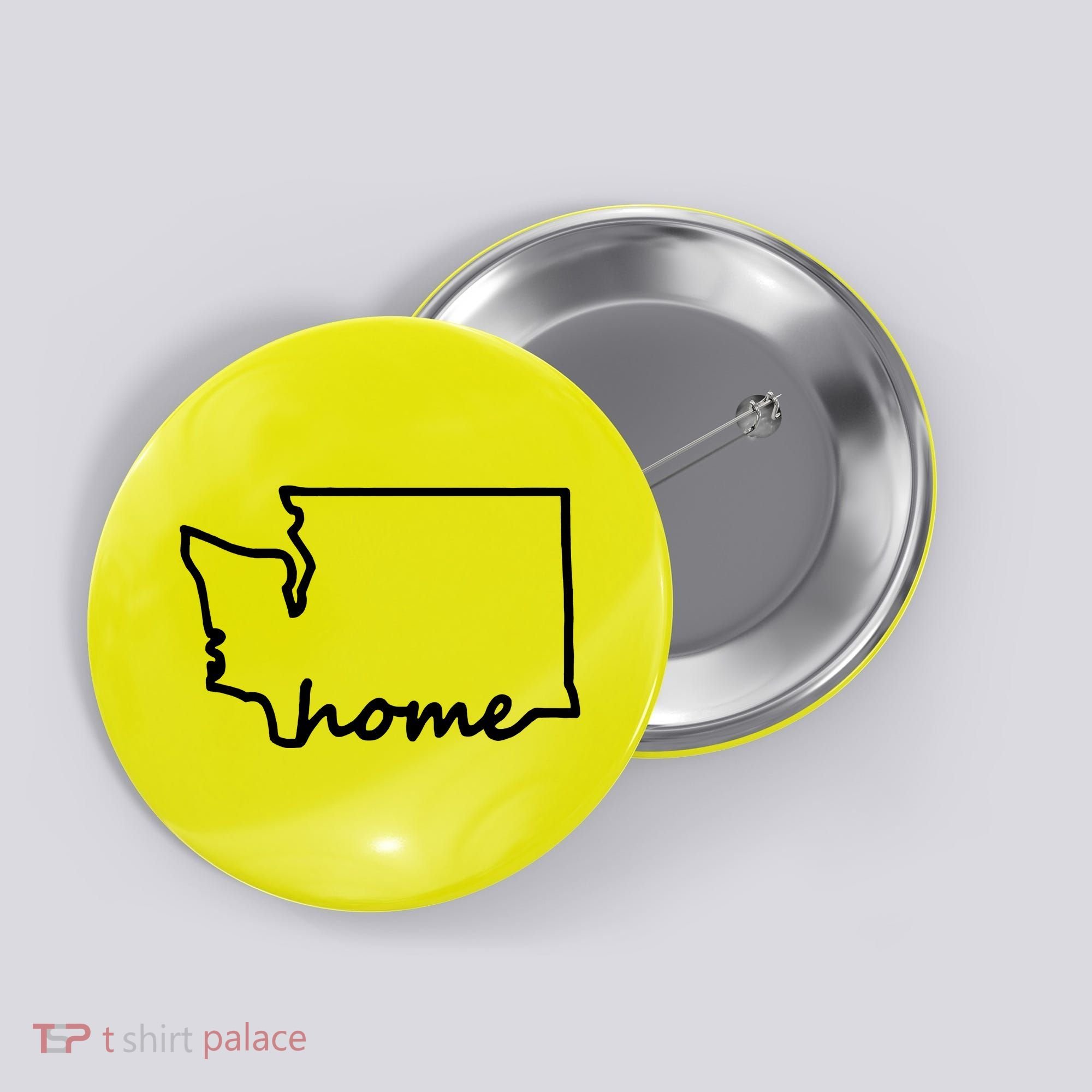 Washington Home State Map Button