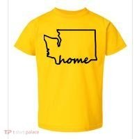 Washington Home State Map Toddler T-Shirt thumb 0