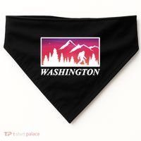 Washington Pacific Northwest Big Foot USA-Made Doggie Bandana thumb 0