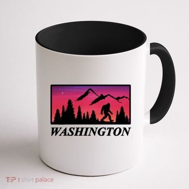 Washington Pacific Northwest Big Foot Coffee Mug back