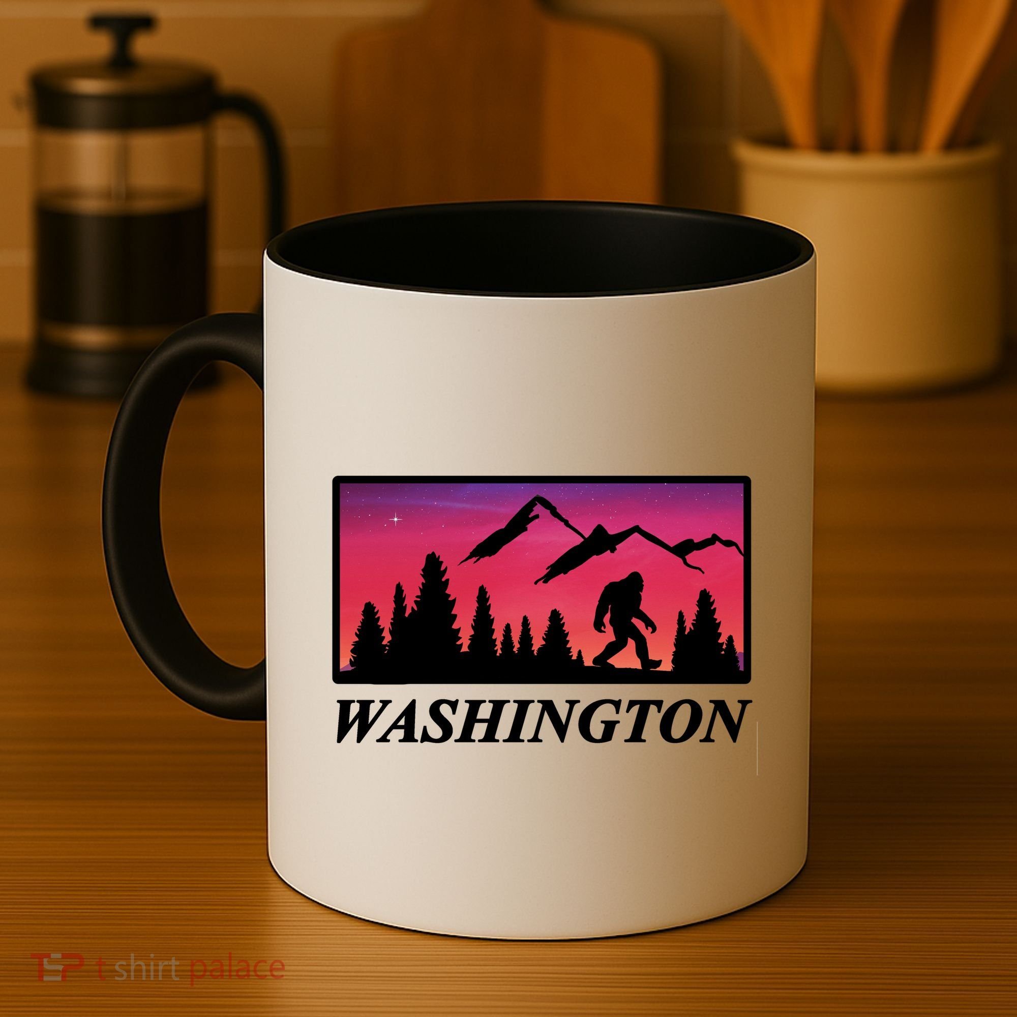 Washington Pacific Northwest Big Foot Coffee Mug