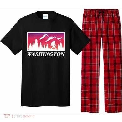 Washington Pacific Northwest Big Foot Pajama Set