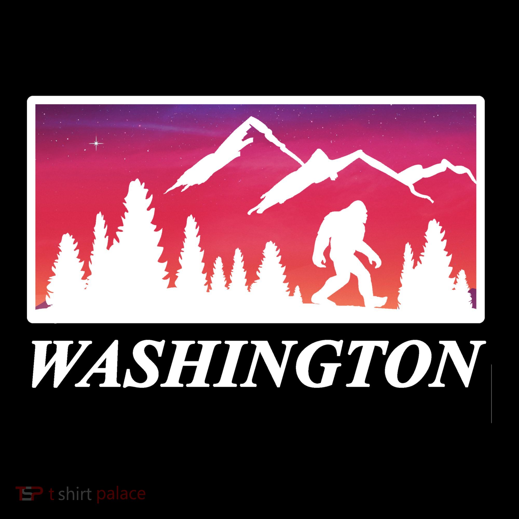 Washington Pacific Northwest Big Foot Ornament