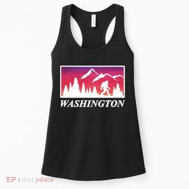 Washington Pacific Northwest Big Foot Women's Tank Top