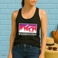 Washington Pacific Northwest Big Foot Women's Tank Top thumb 2
