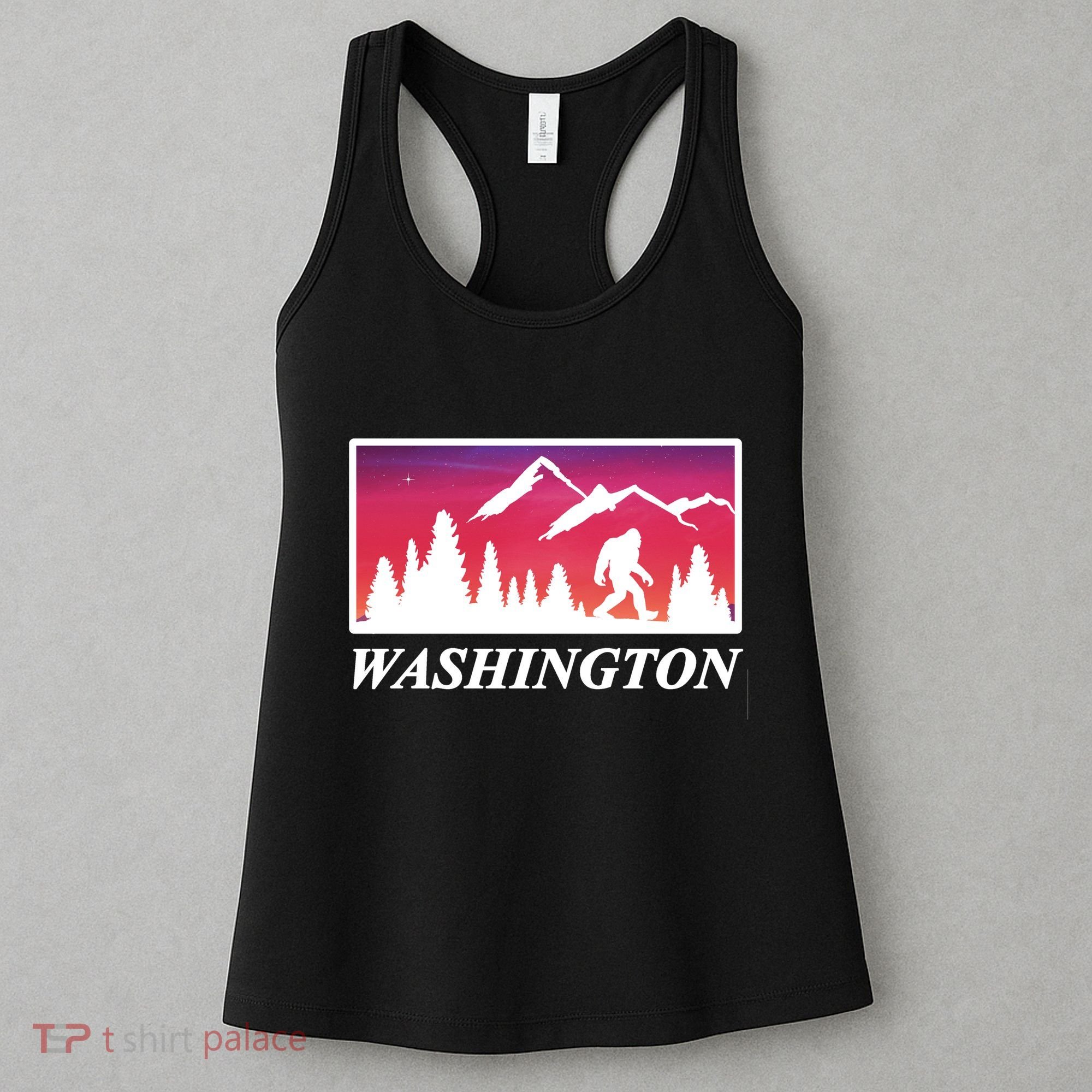 Washington Pacific Northwest Big Foot Women's Tank Top