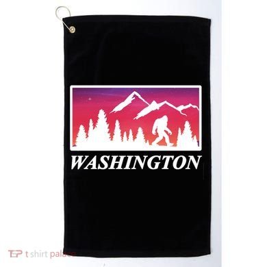 Washington Pacific Northwest Big Foot Golf Towel