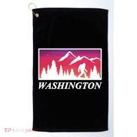 Washington Pacific Northwest Big Foot Golf Towel thumb 0