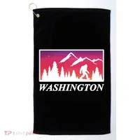 Washington Pacific Northwest Big Foot Golf Towel thumb 0