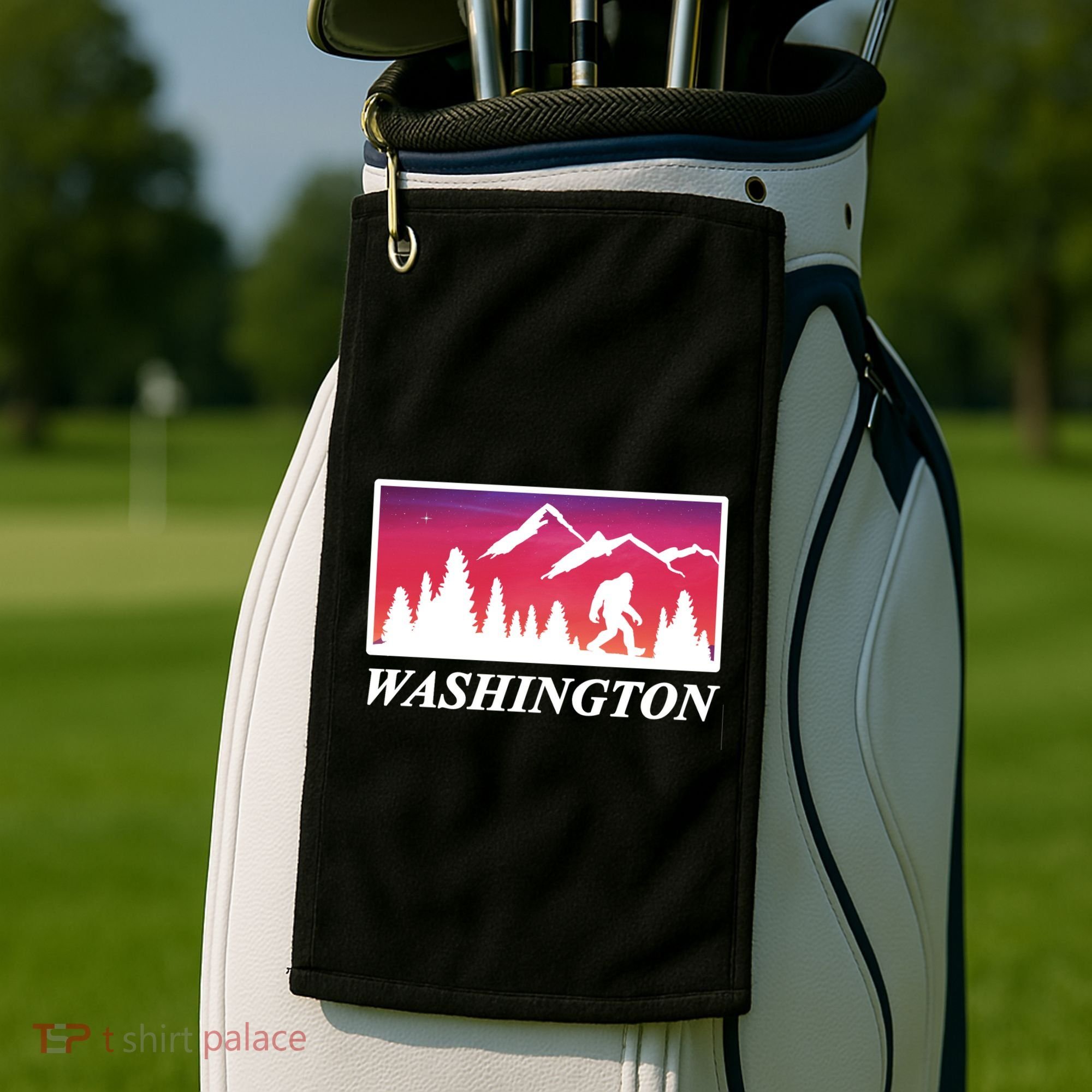 Washington Pacific Northwest Big Foot Golf Towel