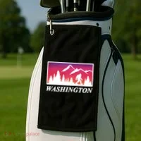 Washington Pacific Northwest Big Foot Golf Towel thumb 2