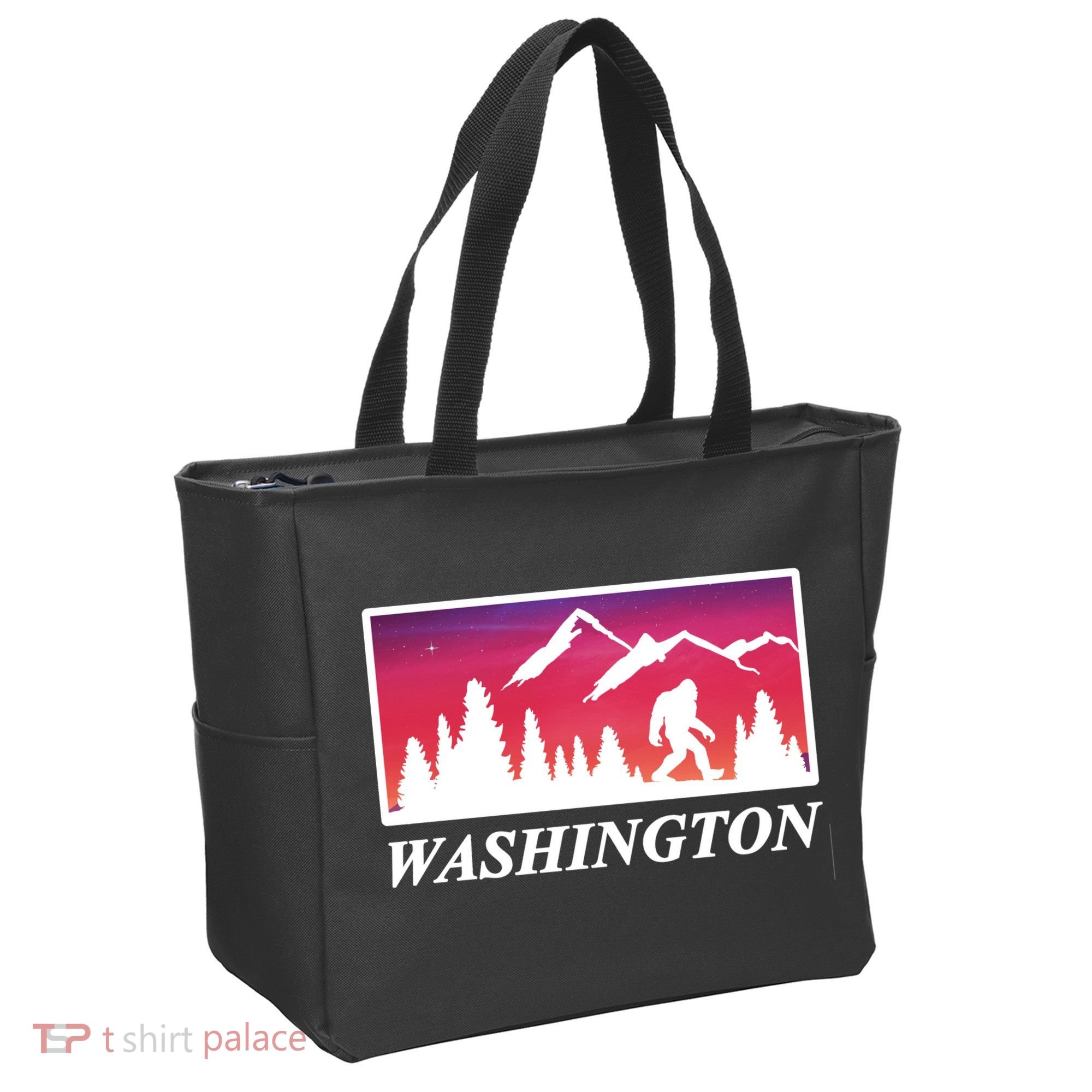Washington Pacific Northwest Big Foot Tote Bag