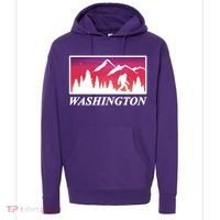 Washington Pacific Northwest Big Foot Hoodie thumb 0