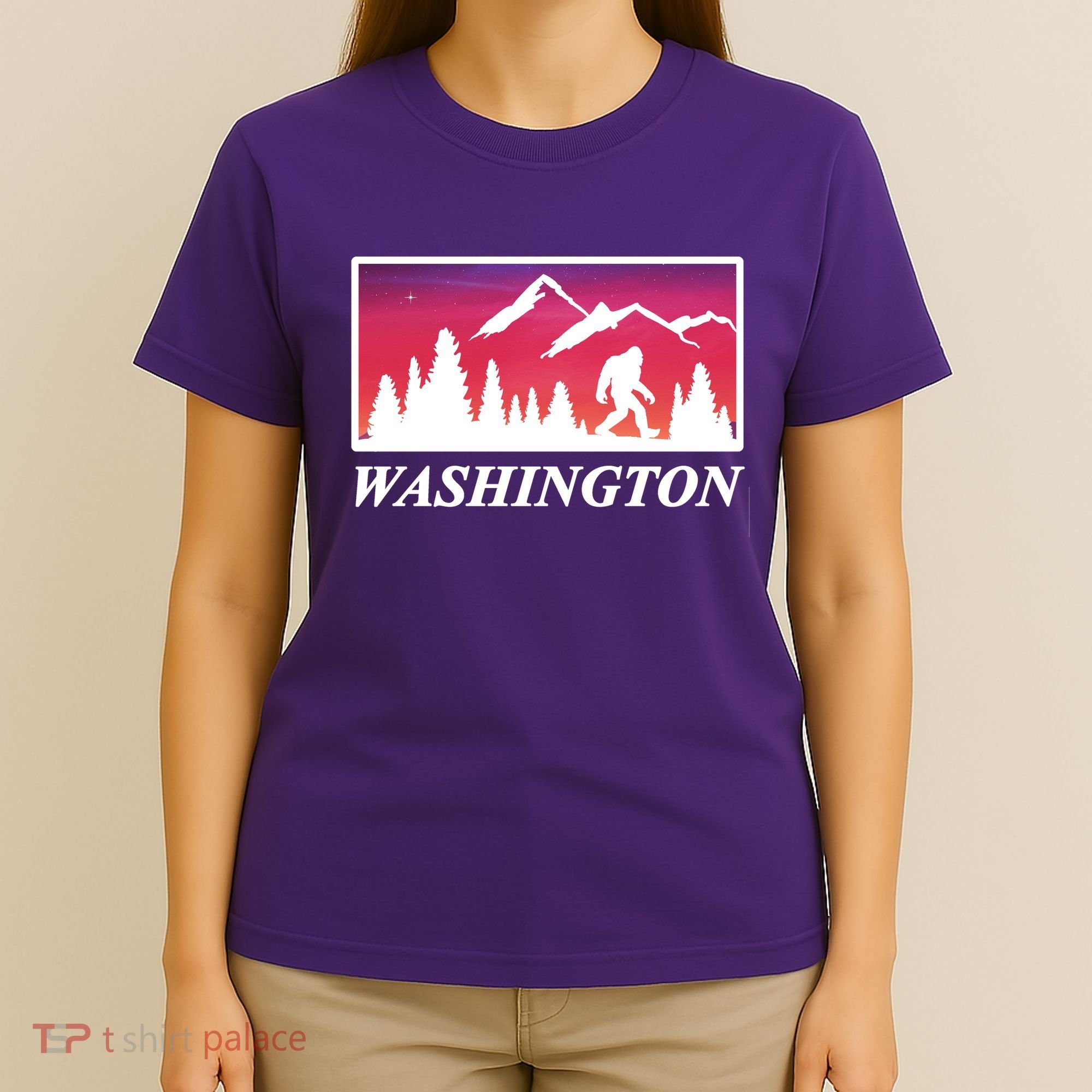 Washington Pacific Northwest Big Foot T-Shirt