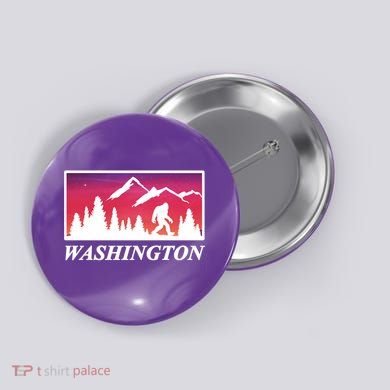 Washington Pacific Northwest Big Foot Button